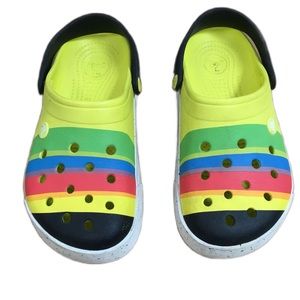Crocs Colorburst Crocband Rainbow Rare Find in GUC